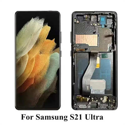 LCD Screen parts dealers premium Samsung S21 ultra display LCD touch screen