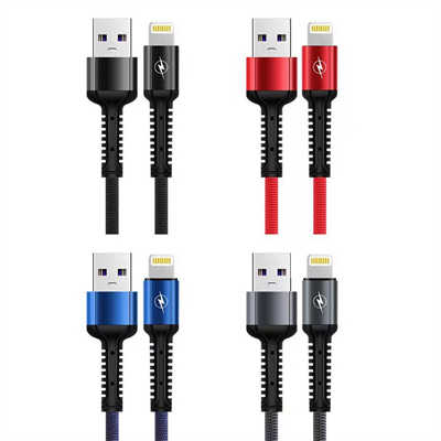 USB transfer cable vendors 5A braided weave cable fast charging iphone cable