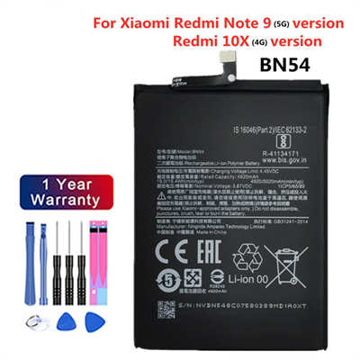 wholesale phone parts best Redmi note 9 battery replacement 5020mah battery