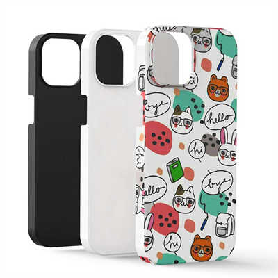 iPhone 15 2 in 1 case 3D sublimation case supplier mobile cover accessories