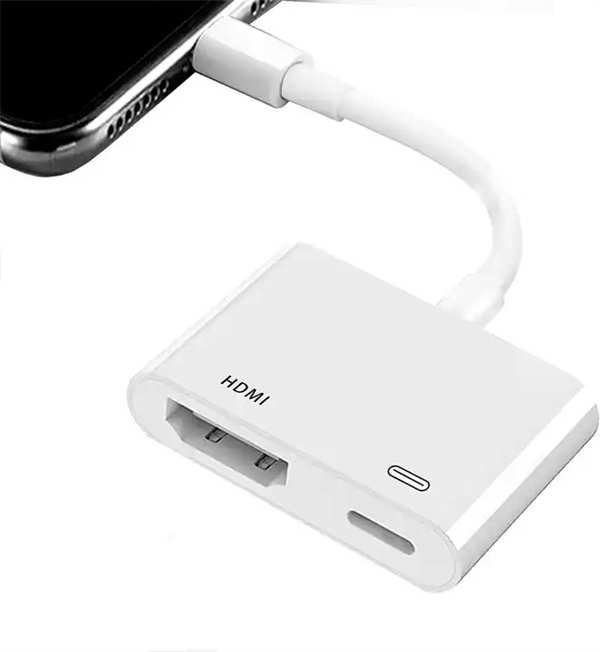 Cable Adaptateur Lightning vers HDMI TV AV pour iPad iPhone